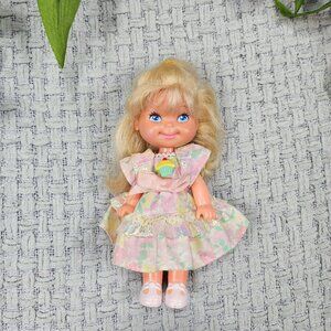 Mix 'n Match 3/$24 Vintage Cherry Merry Muffin Doll Floral Dress 1988 Mattel